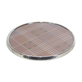 Plateau rotatif avec le verre peint