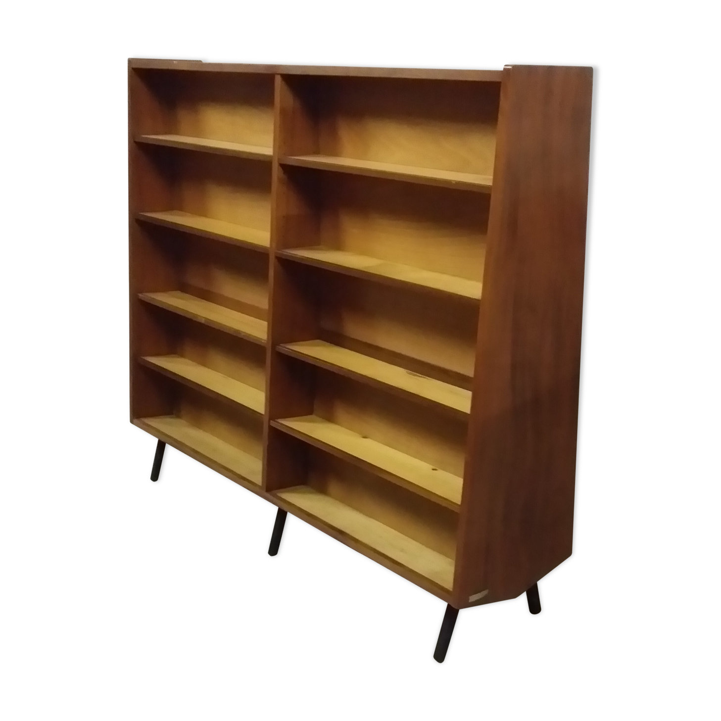 library library of the 1950s / 60 black metal base