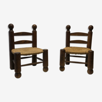 Set de deux chaises basse