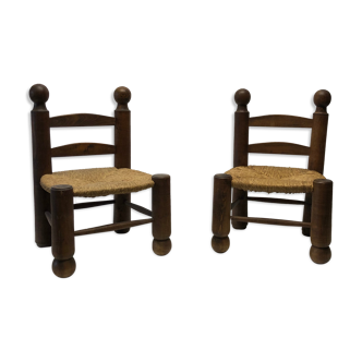 Set de deux chaises basse