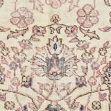 9x12 Faded Beige Large Area Vintage Persian Rug, 277x354 Cm