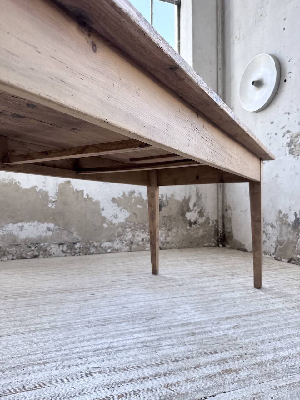 1950 pine farmhouse table 2m