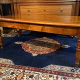 Solid cherry wood coffee table with 2 drawers
