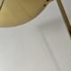 Large halogen floor lamp in polished brass, italy 1970