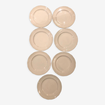 Set of 7 Pyroblan plates