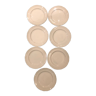 Set of 7 Pyroblan plates