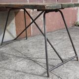 Folding workshop table