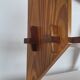 Vintage mid century brutalist pinecwall shelf