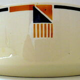 Badonviller earthenware dish (x 3) in "Bruno" model, circa 1925.