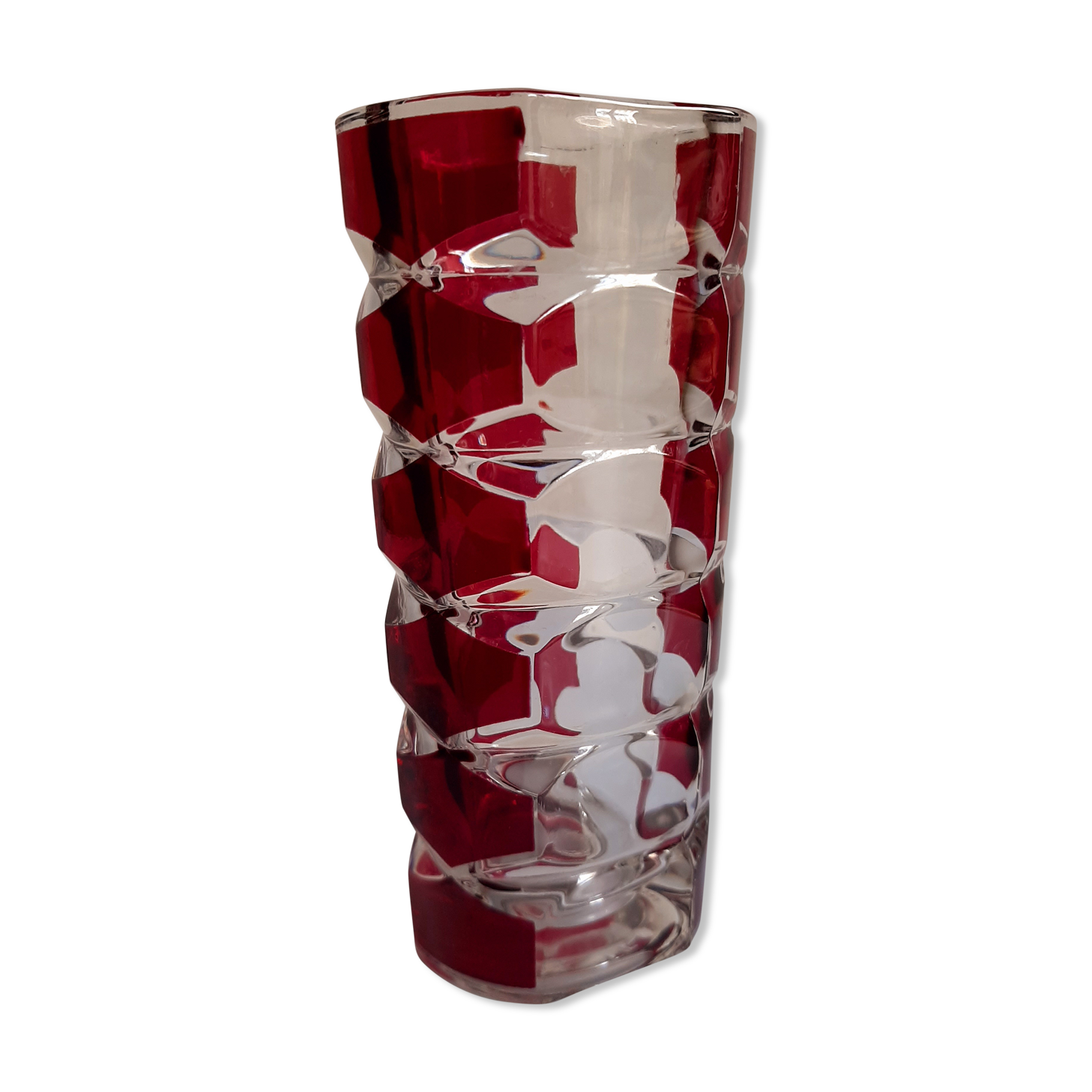 Original colorful vase made in France