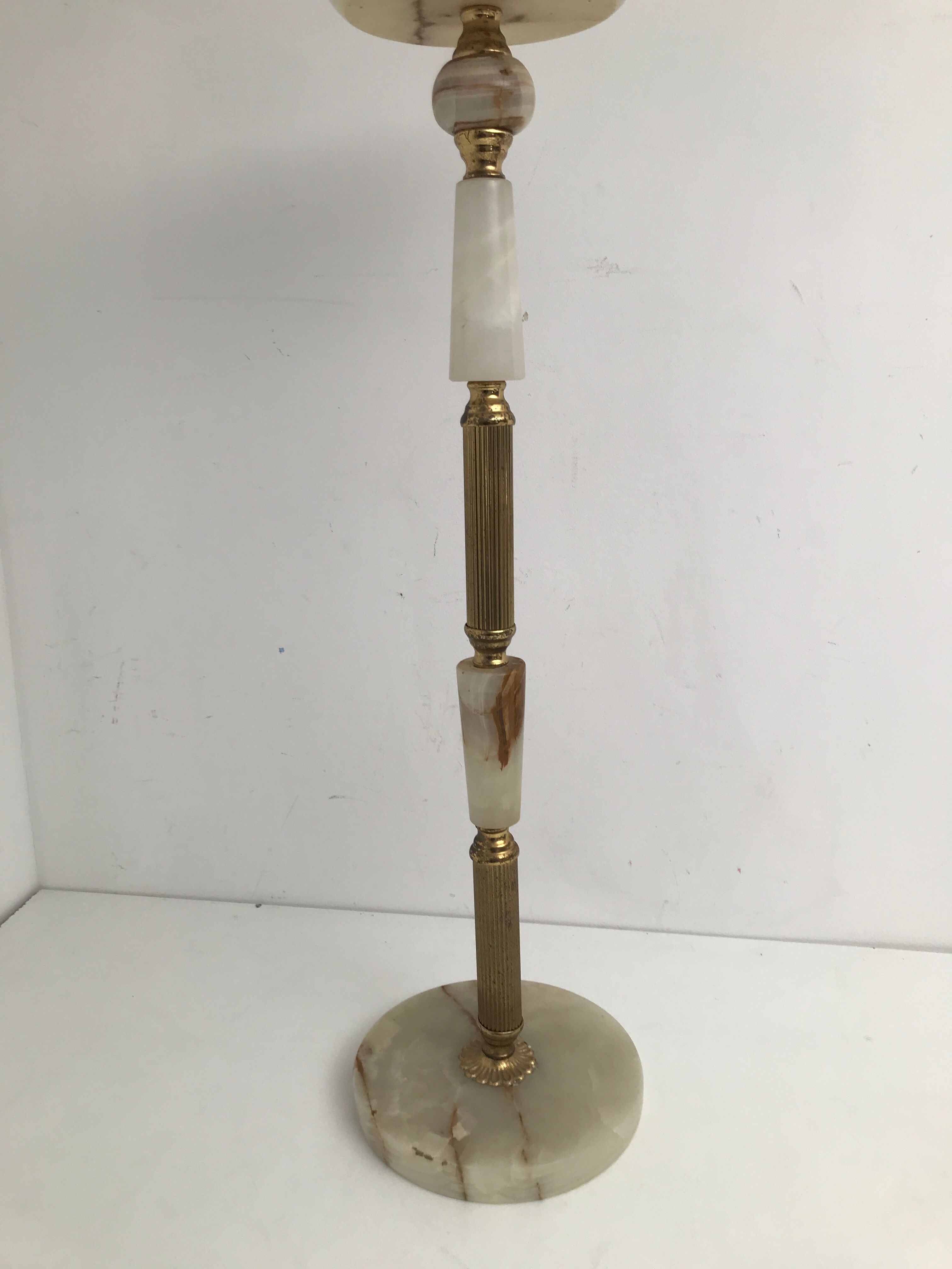 Marble and bronze ashtray