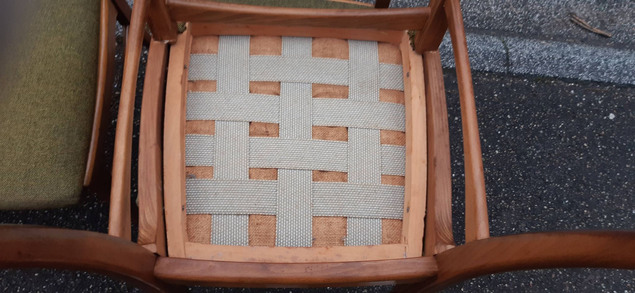 Set of 5 vintage chairs