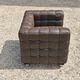 Fauteuil Vienna Secession Kubus par Josef Hoffmann, fabriqué par Wittmann