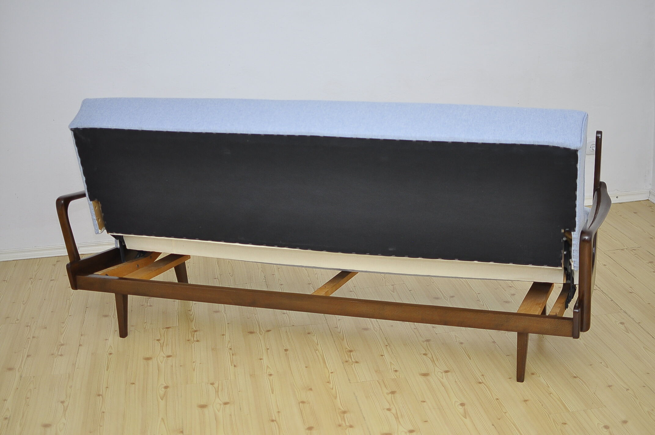 Scandinavian style folding sofa bed, 1960s