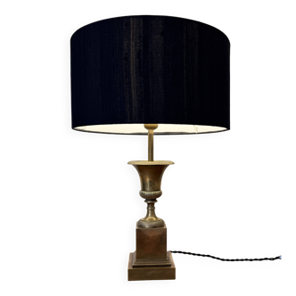 Maison Charles vintage Médicis vase lamp in gilded bronze