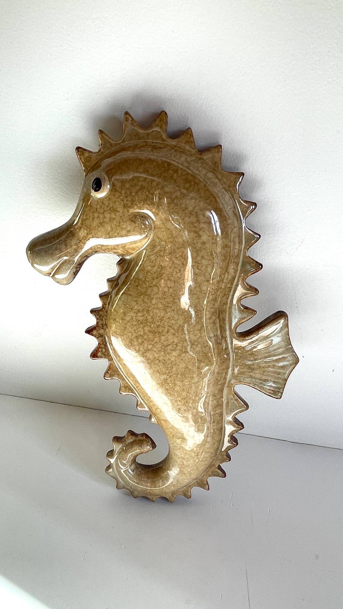 SEAHORSE Ceramic Wall Hanging VINTAGE