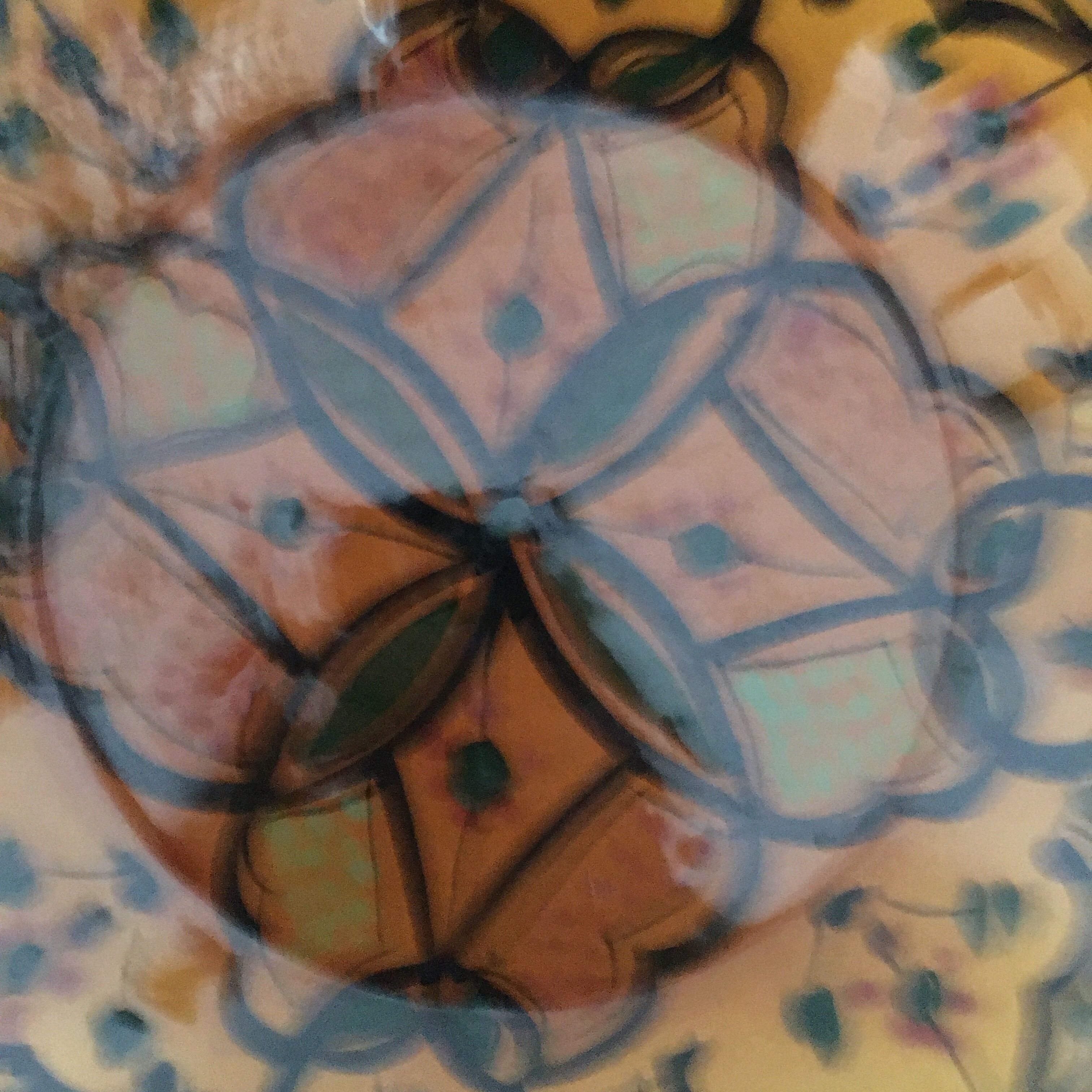 Set of 2 Moroccan deep plates.