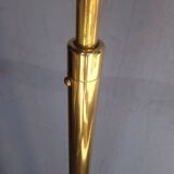Liseuse / lampadaire articulé ep 1970 laiton doré