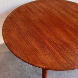Vintage Danish dining table round