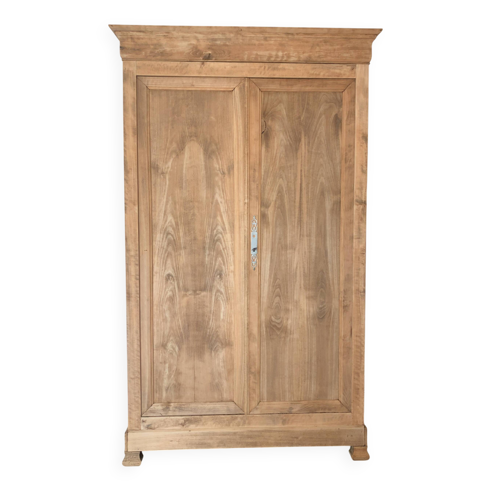 Large walnut wardrobe