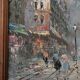 HST “Busy street in winter” by K. NEIL (20th century)