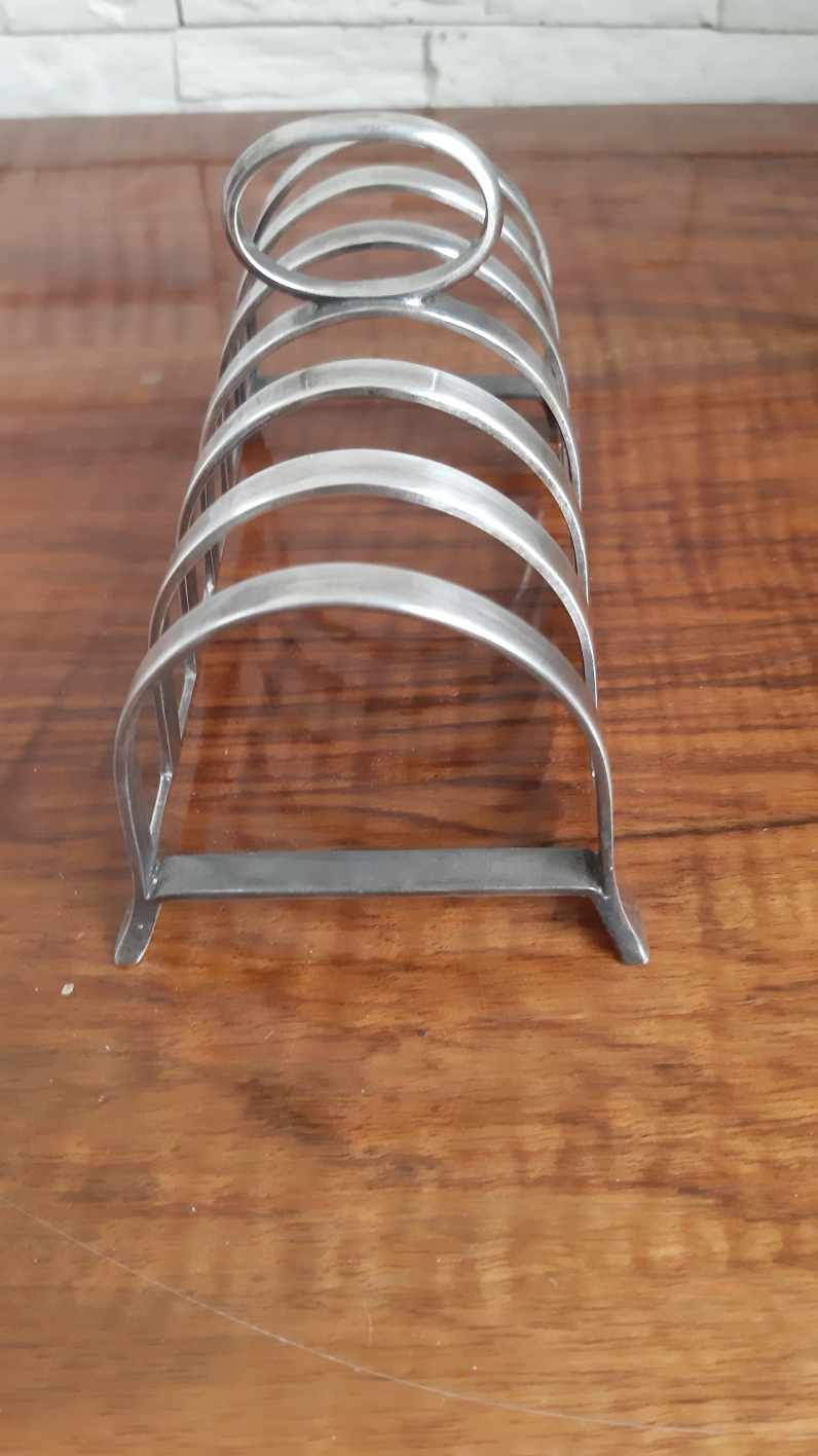 Toast door silver metal