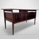 Bureau 'Flottant' en bois de rose par Gunnar Nielsen pour Tibergaard, années 1960.