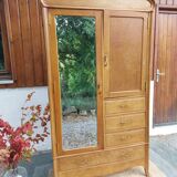 triple function wardrobe, hanging rail