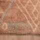 Terracotta Vintage Moroccan Rug 192 x 322 cm, Berber Handmade Wool Rug Boho