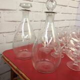 48-piece engraved glass service