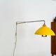 Large Adjustable Brass Wall Lamp