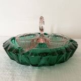 Pink double glass salt shaker