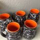 Vallauris orangeade glasses by Marius Musarra for Mabyjo