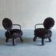 Pair of limited edition lounge chairs by Olivier De Schrijver for Ode’s Design