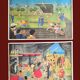 Old school poster Ogé-Hachette The Stadium & The Menagerie – 1960s