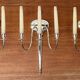 Vintage Italian neoclassical wall sconces in Hollywood Regency style, set of 3.