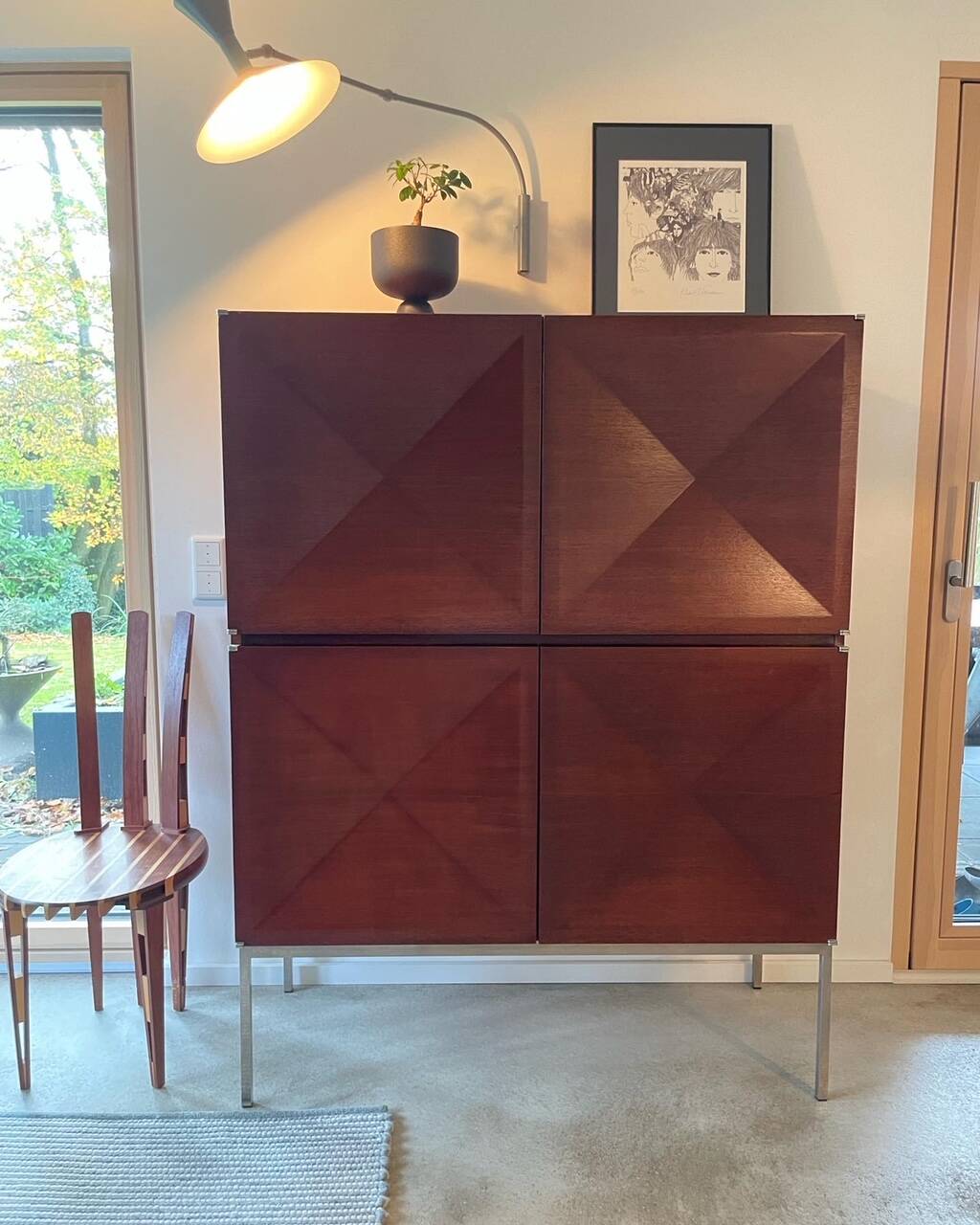 Enfilade Antoine Philippon & Jacqueline Lecoq par Behr, 1962 Pointe De Diamant