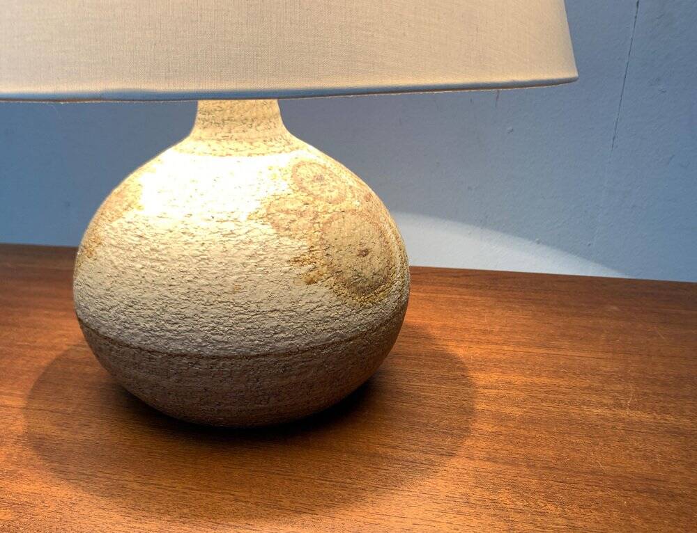 Mid-century Danish ceramic table lamp by Søholm, 1960s.