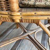 Bamboo and rattan lounge