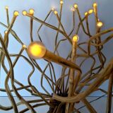IKEA Stranne lamp - stainless steel & plastic tree 80's 90's - Octopus medusa lamp