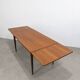 Table à manger scandinave vintage extensible en teck