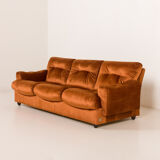 Italian vintage Brusnelli 3 person sofa, 1970s