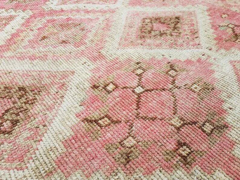Vintage Turkish hallway rug 150x330 cm