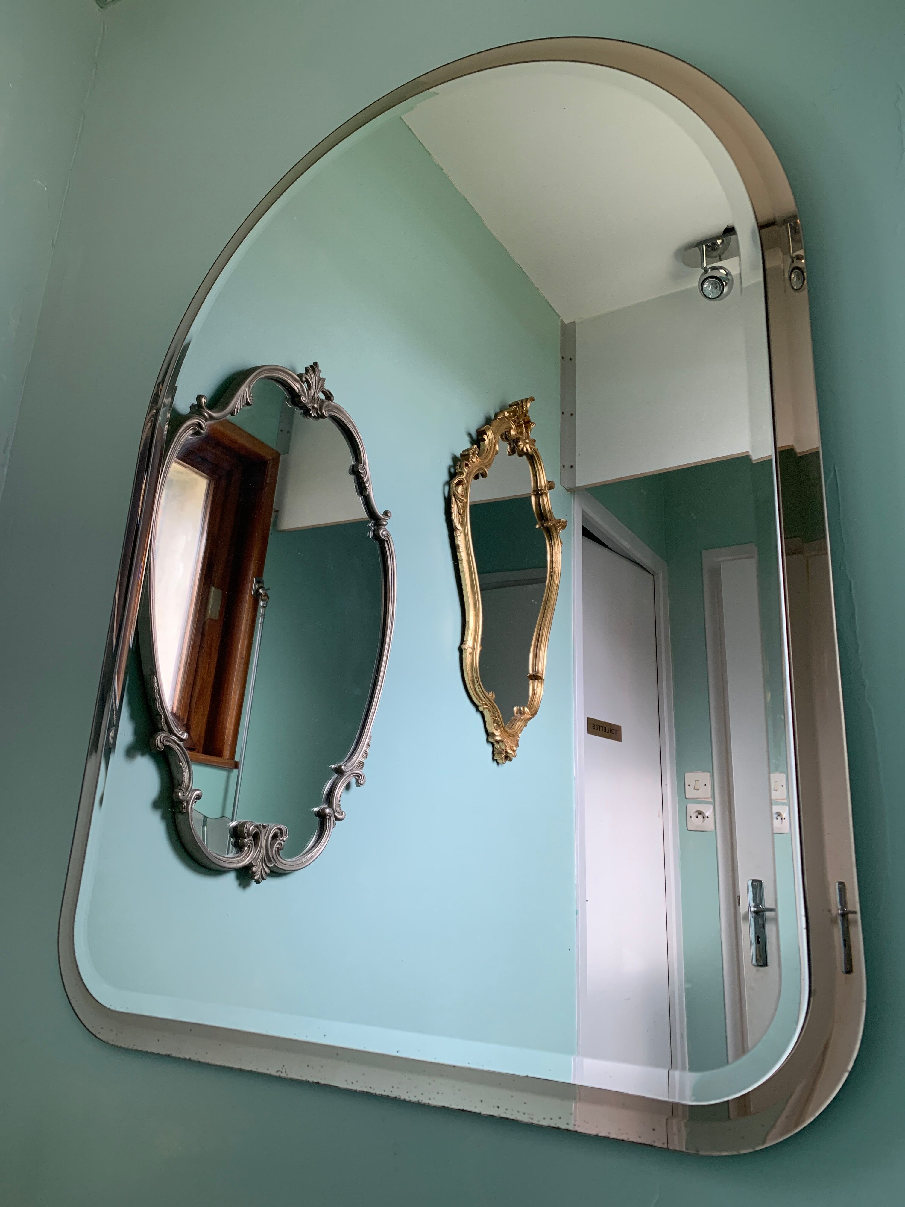 Lined mirror - 80x60cm