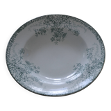 Lebacqz and Bouchart fruit model plate in Saint Amand earthenware