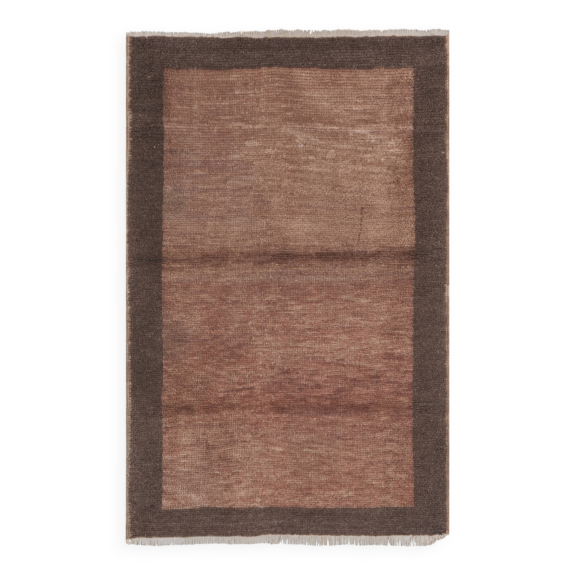 Vintage Turkish Oushak Handwoven Rug 88x133 cm