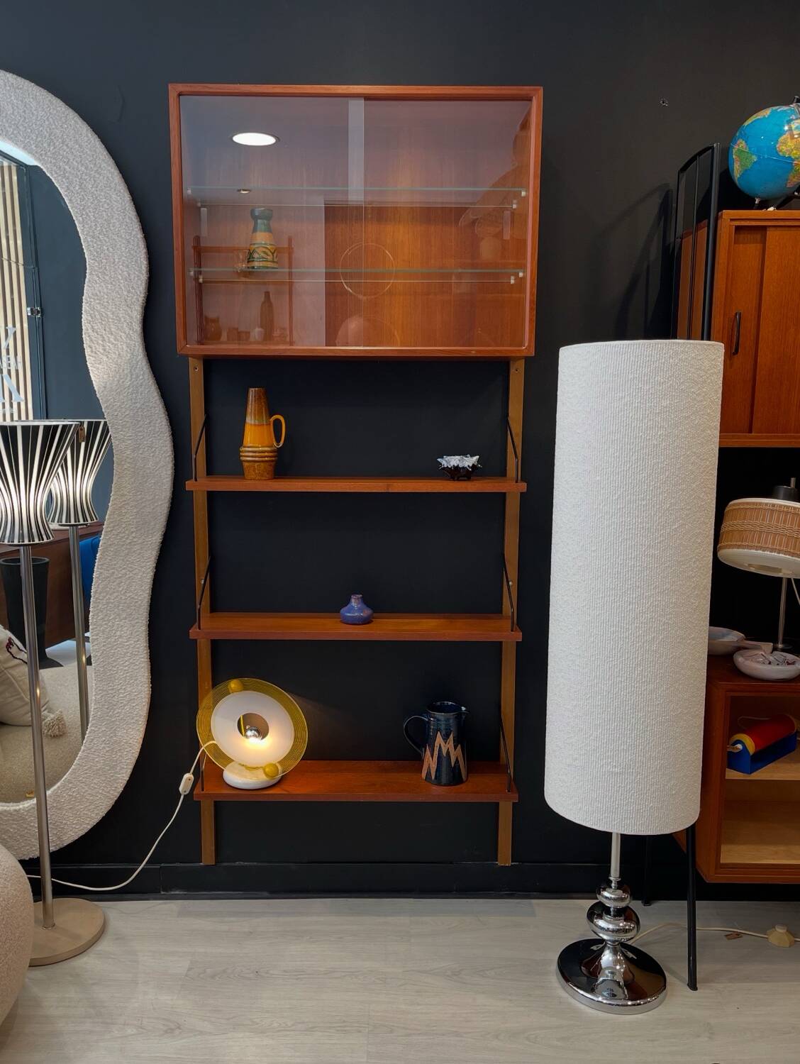 Poul Cadovius wall library in teak 1960s