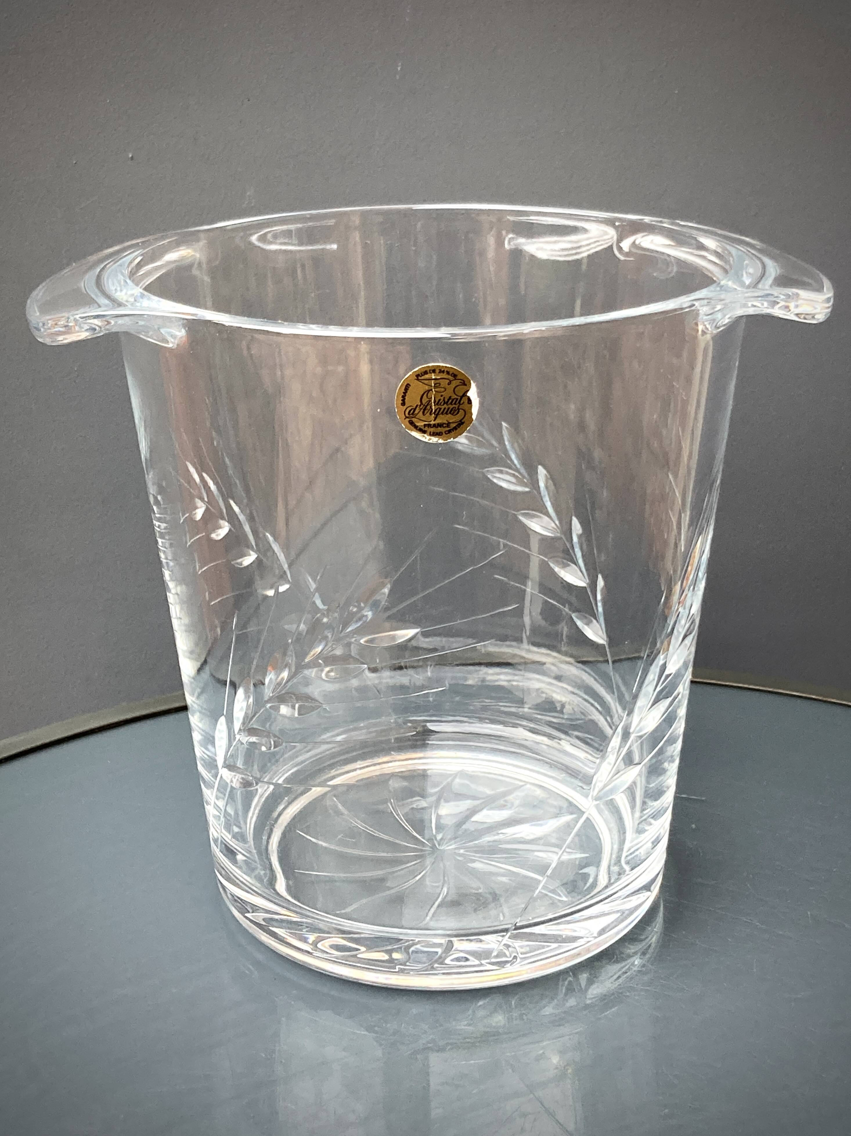 Cristal d'arques champagne seal