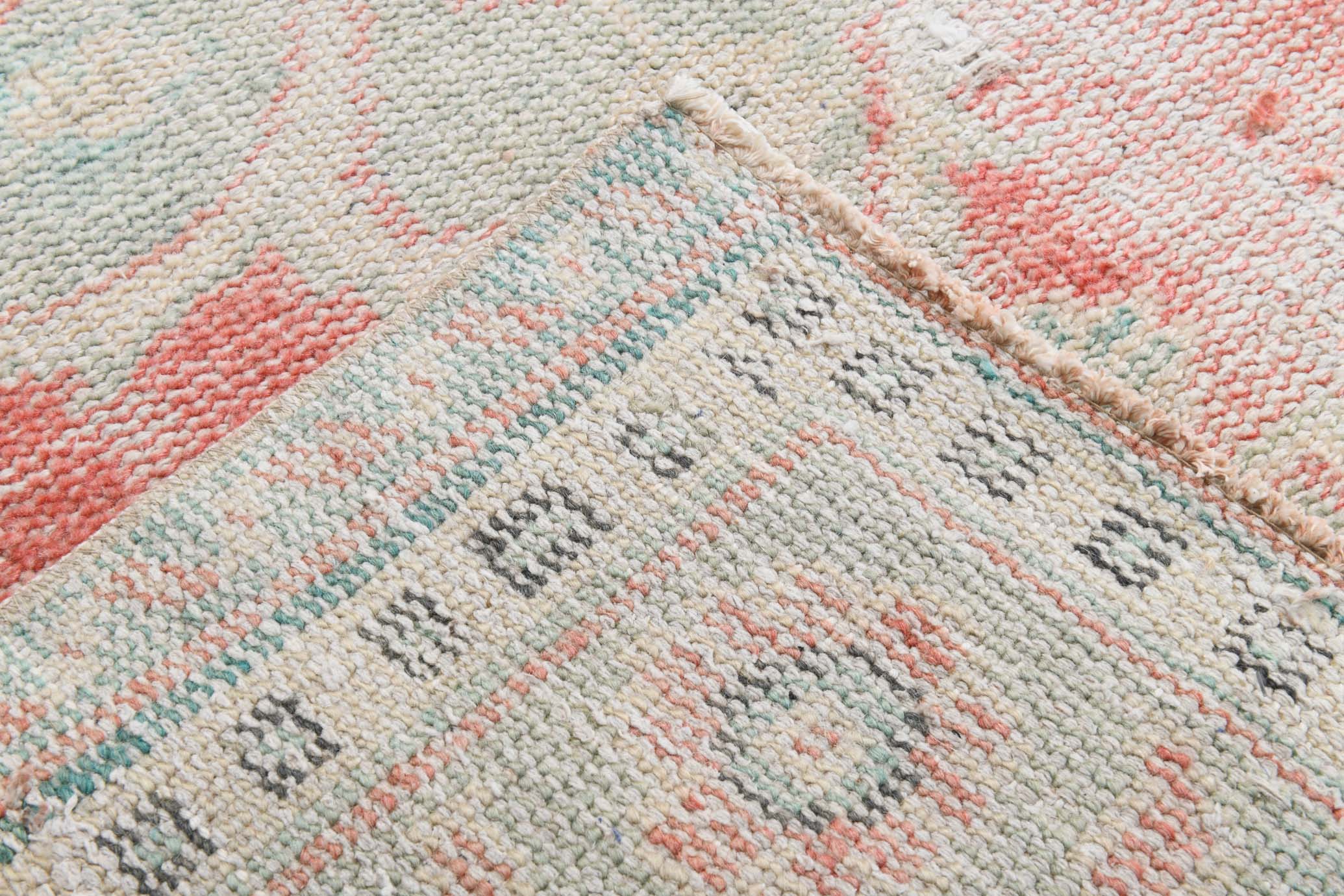 6x8 57s antique vintage rug, 190x264cm