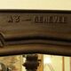 Former industrial cast iron mirror, 50x71cm